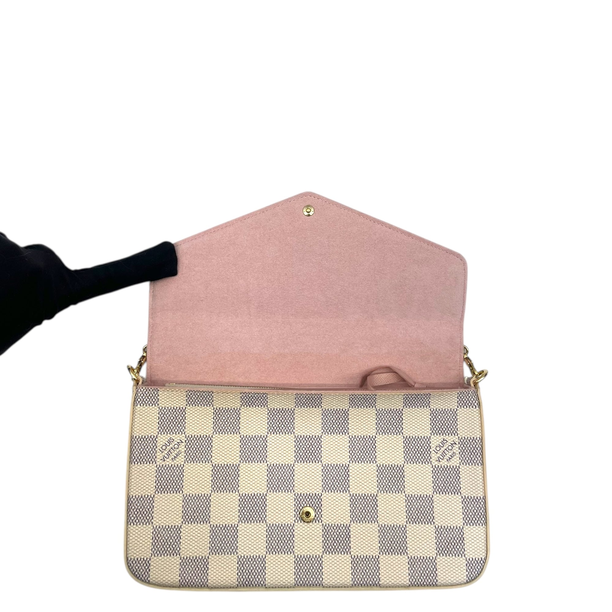 Louis Vuitton Pochette Félicie Damier Azur Canvas