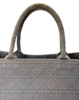 Dior Book Tote Large Cannage Canvas