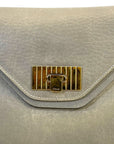 Chloe Sally Shoulder Bag Grey Leather