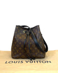 Louis Vuitton NéoNoé MM Bucket Bag Monogram/Black Leather Trim