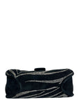Judith Leiber Embellished Black Suede Shoulder Bag