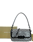 Michael Kors Parker Medium Sequined Checkerboard Shoulder Bag