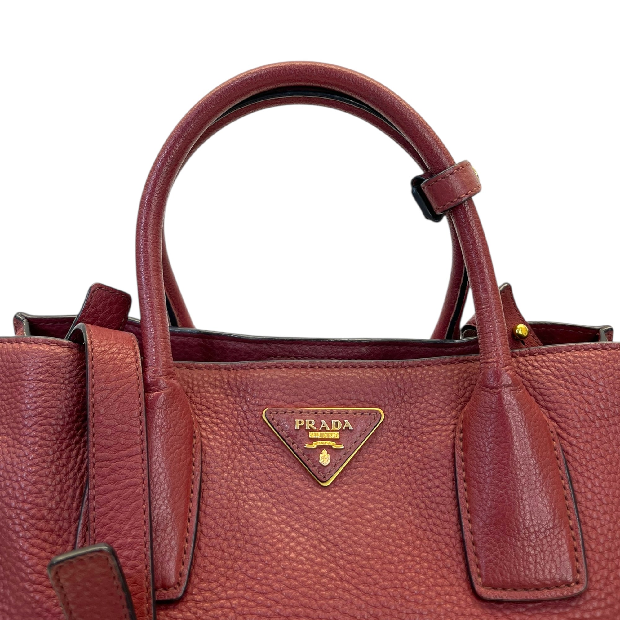 Prada Vitello Daino Leather Tote Bag