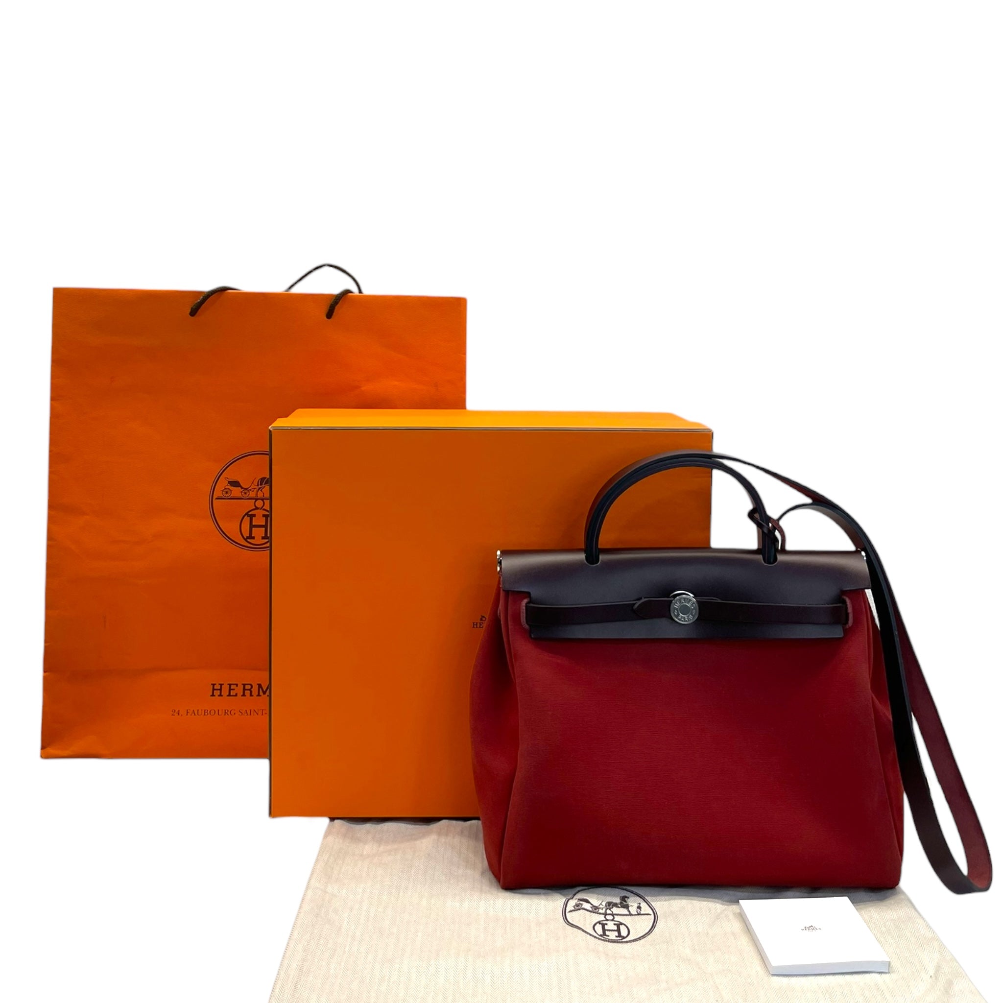 Hermès Herbag Zip 31 PHW