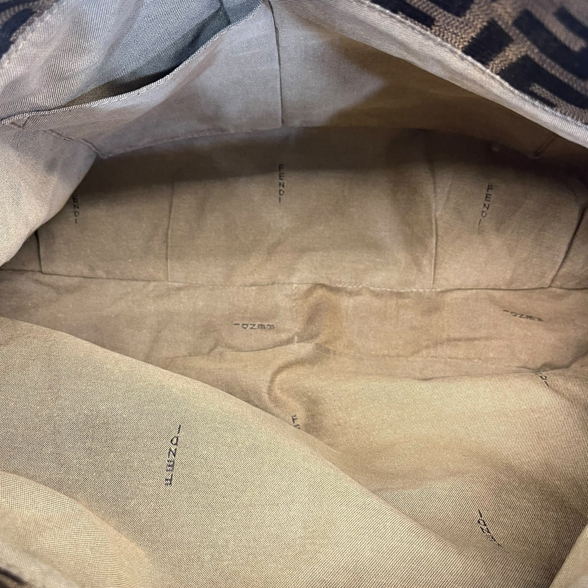 Fendi Mia Shoulder Bag Signature Tobacco Zucca Canvas