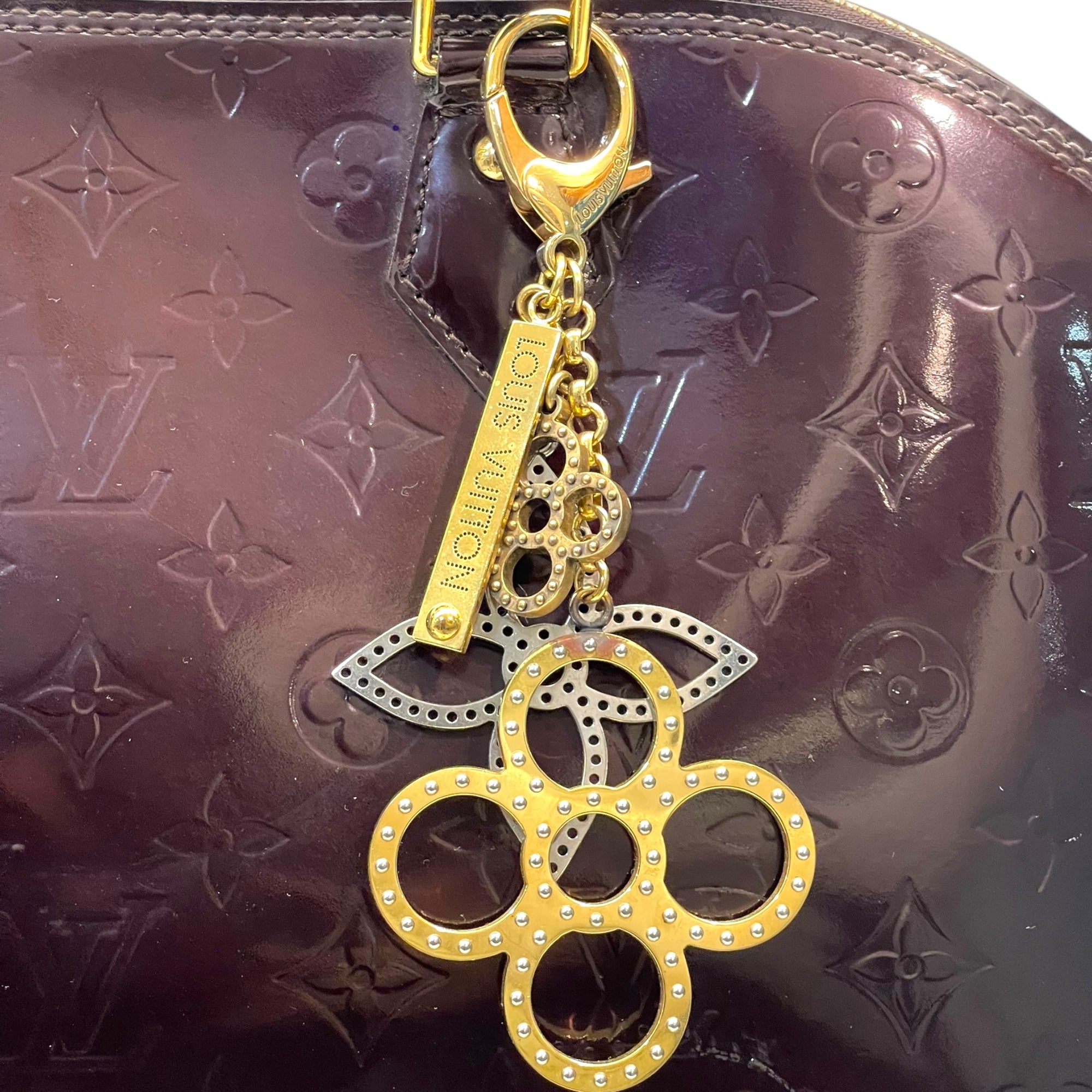 Louis Vuitton Alma GM Bag Amarante Monogram Vernis