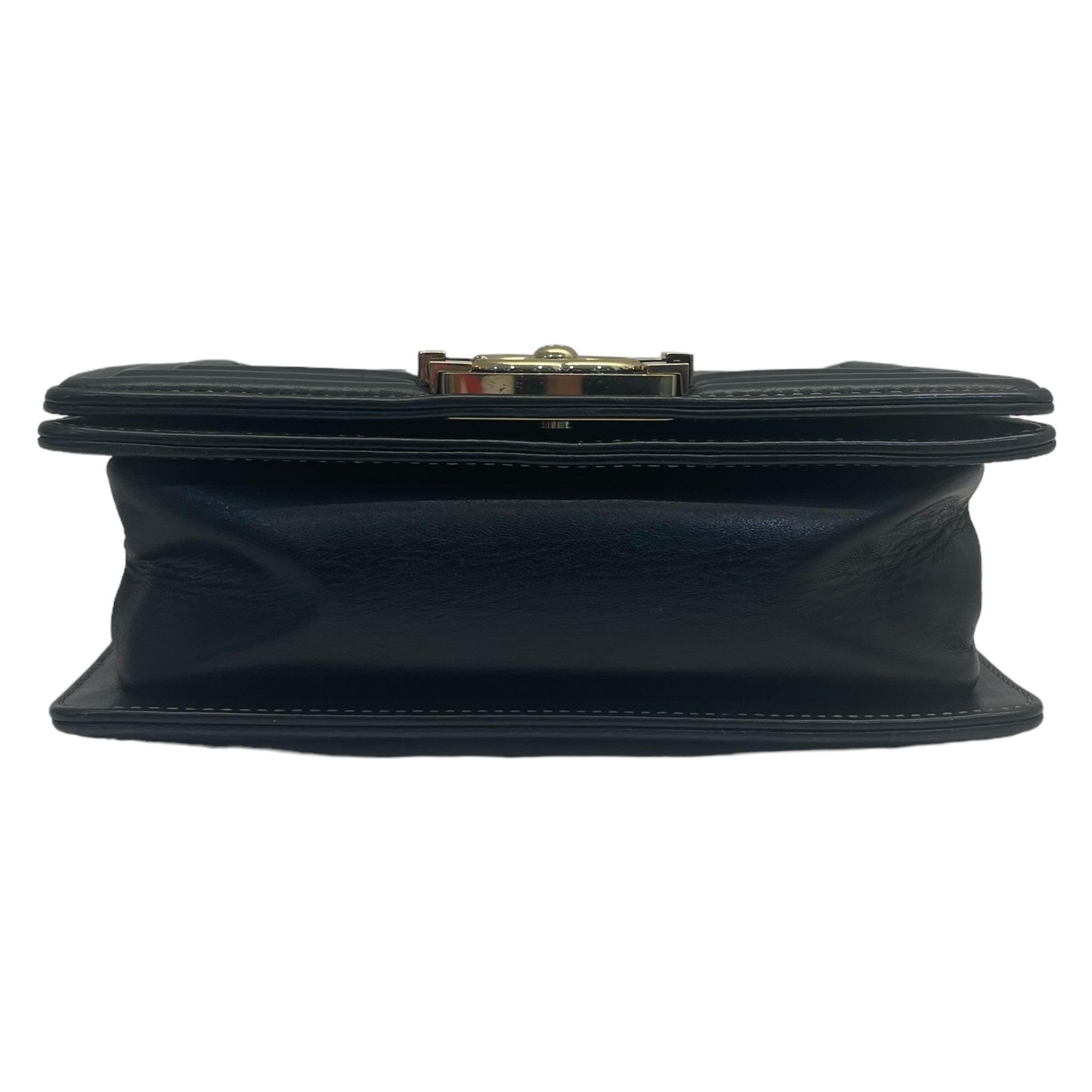 Chanel Bicolor Leather Small Boy Bag