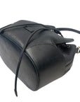Gucci Black Diamante Leather Hilary Bucket Bag