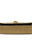 Burberry Lola Raffia Horseferry Shoulder Bag
