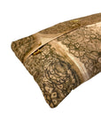 Prada Silk Faille Oversized Floral Zip Clutch Cipria