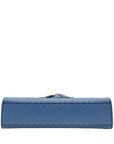 Gucci Double G Embossed Emily Full Leather Chain Bag