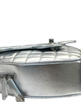 Chanel Heart Bag Metallic Silver Lambskin