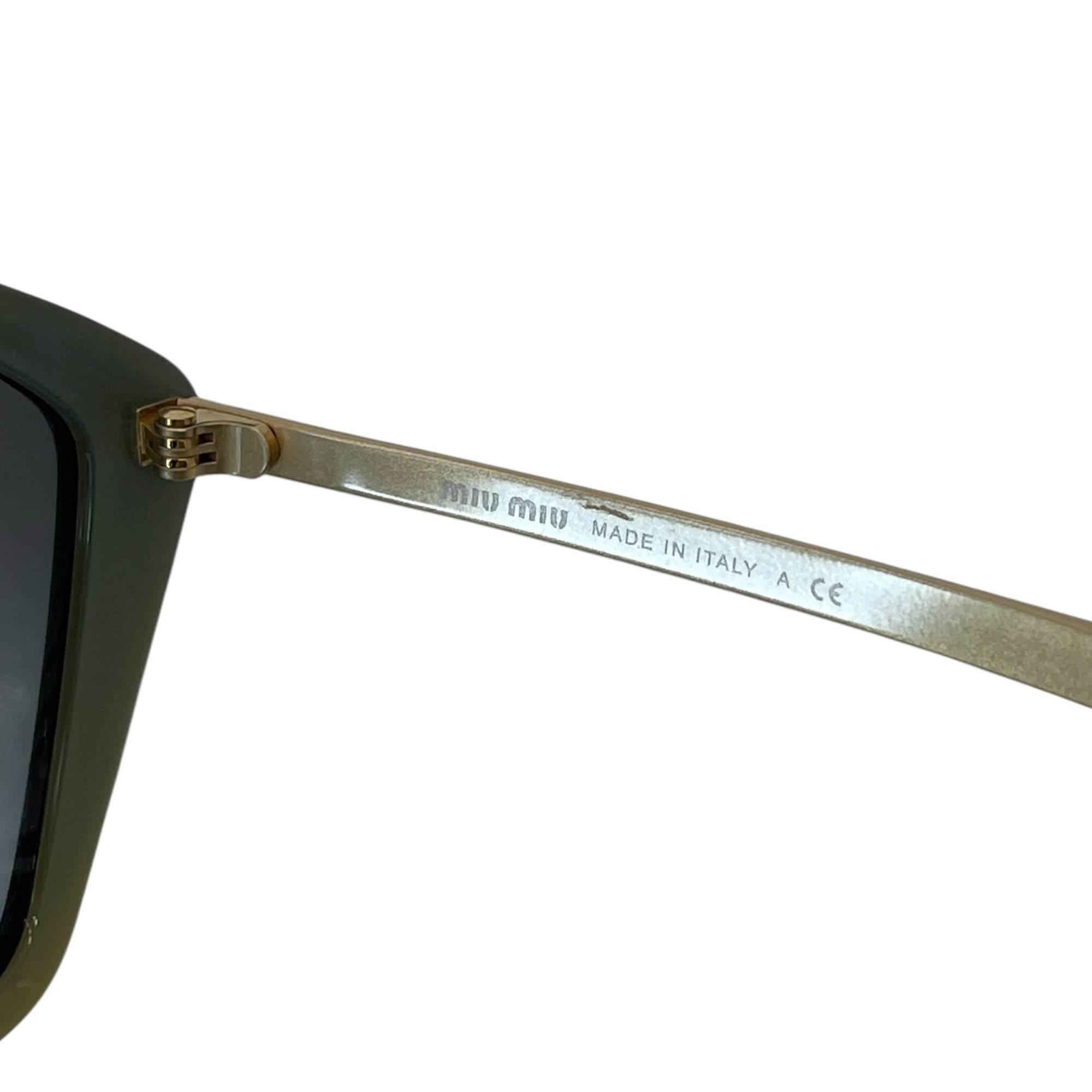 Miu Miu sunglasses Pentagon black/gold grey gradient lenses