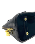 Louis Vuitton Alma PM Handbag Black Monogram Vernis