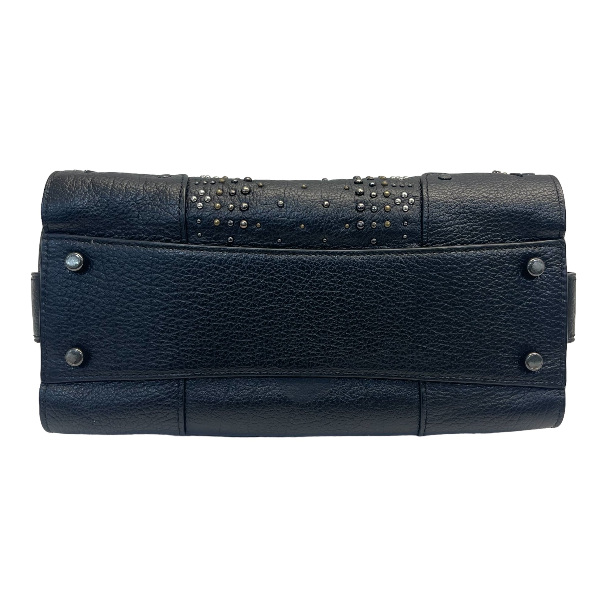 Coach Black Studded Satchel Bag