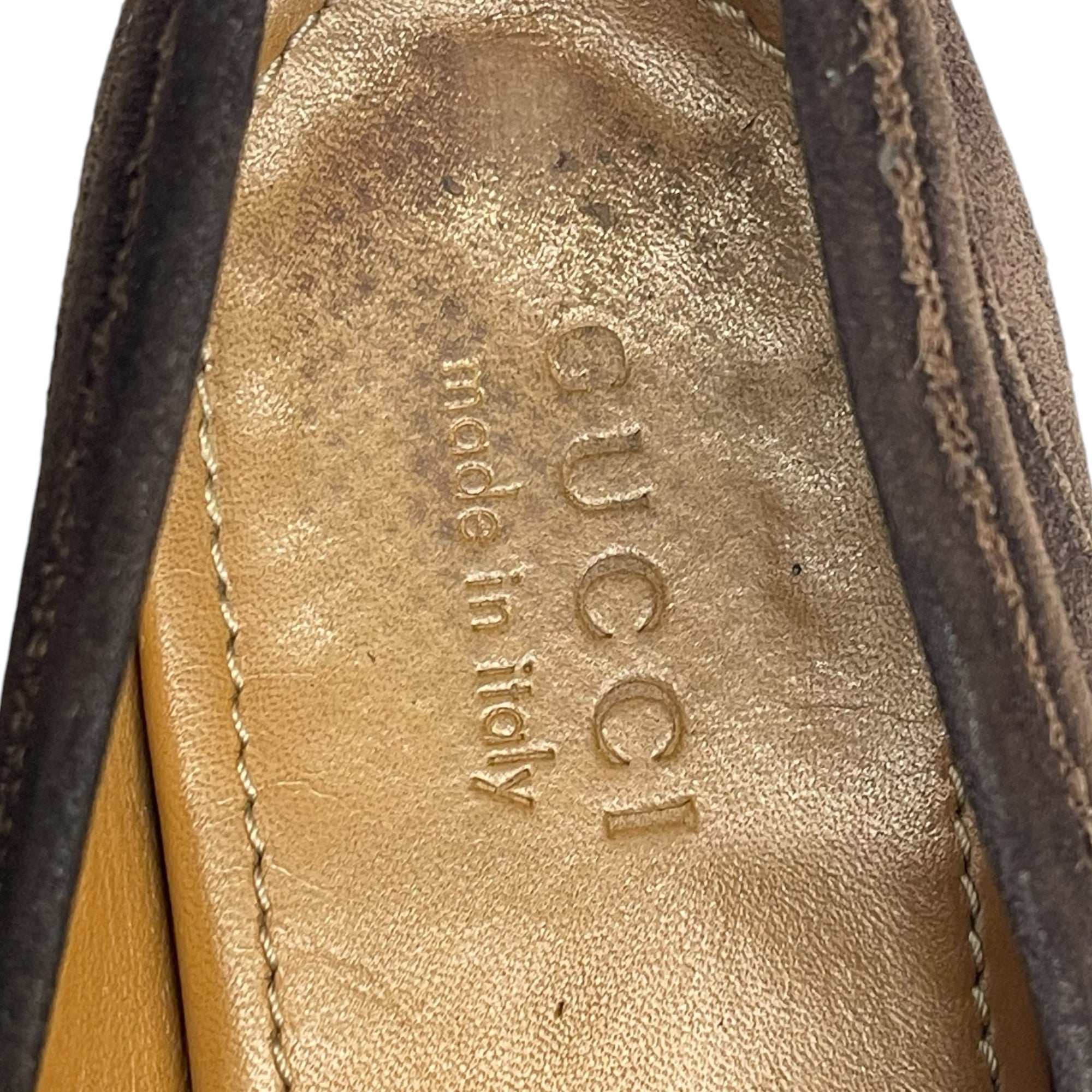 Gucci Suede Horsebit Web Loafers UK 7.5