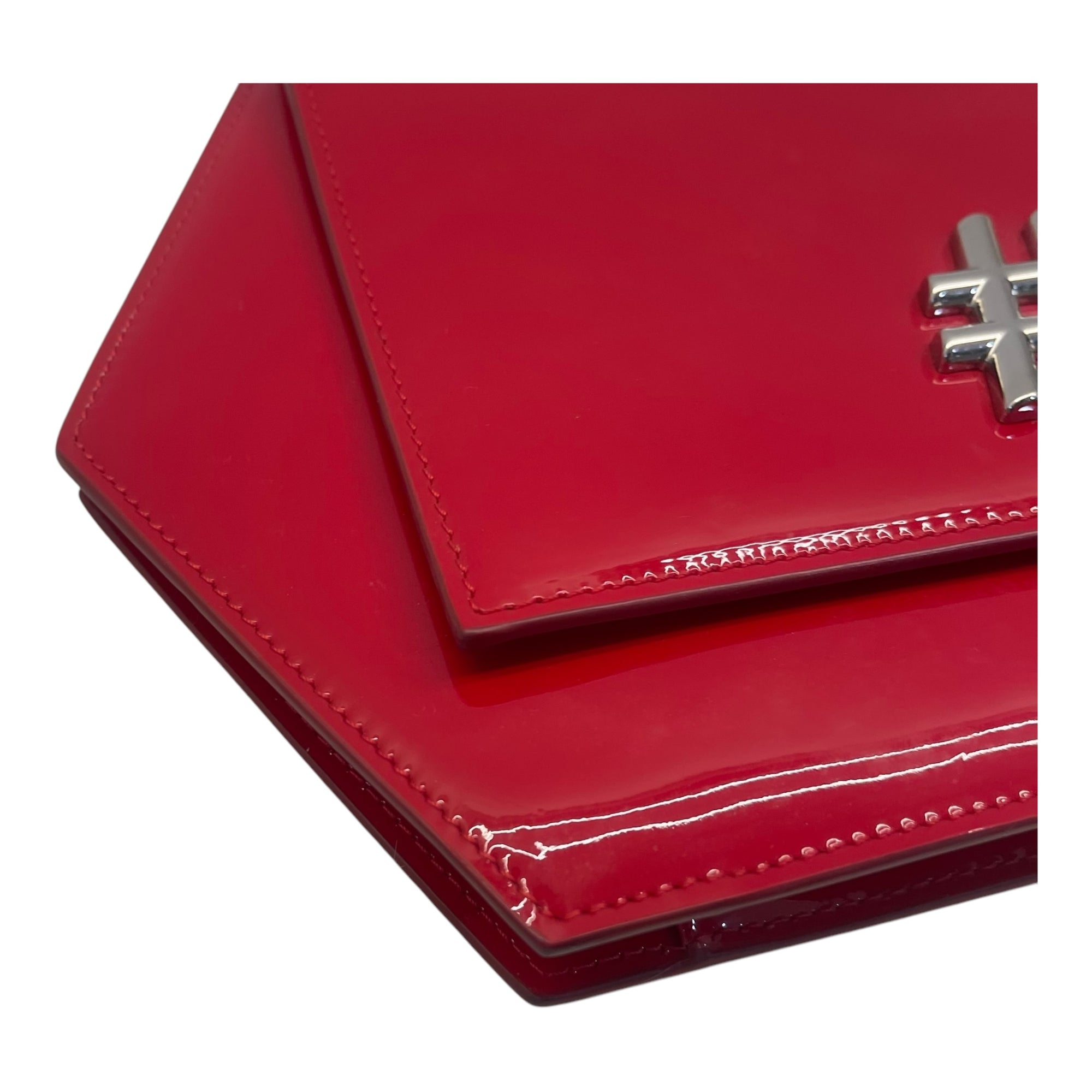 Dolce and Gabbana Red Patent Leather Bag