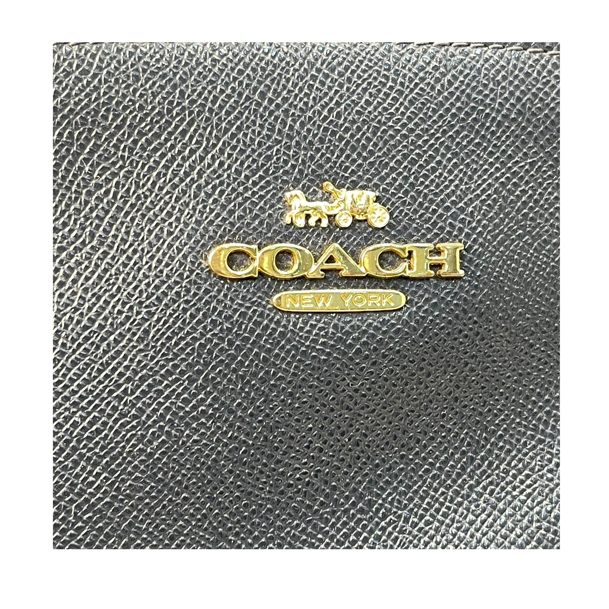Coach Blue Leather Mini Lillie Carryall Satchel