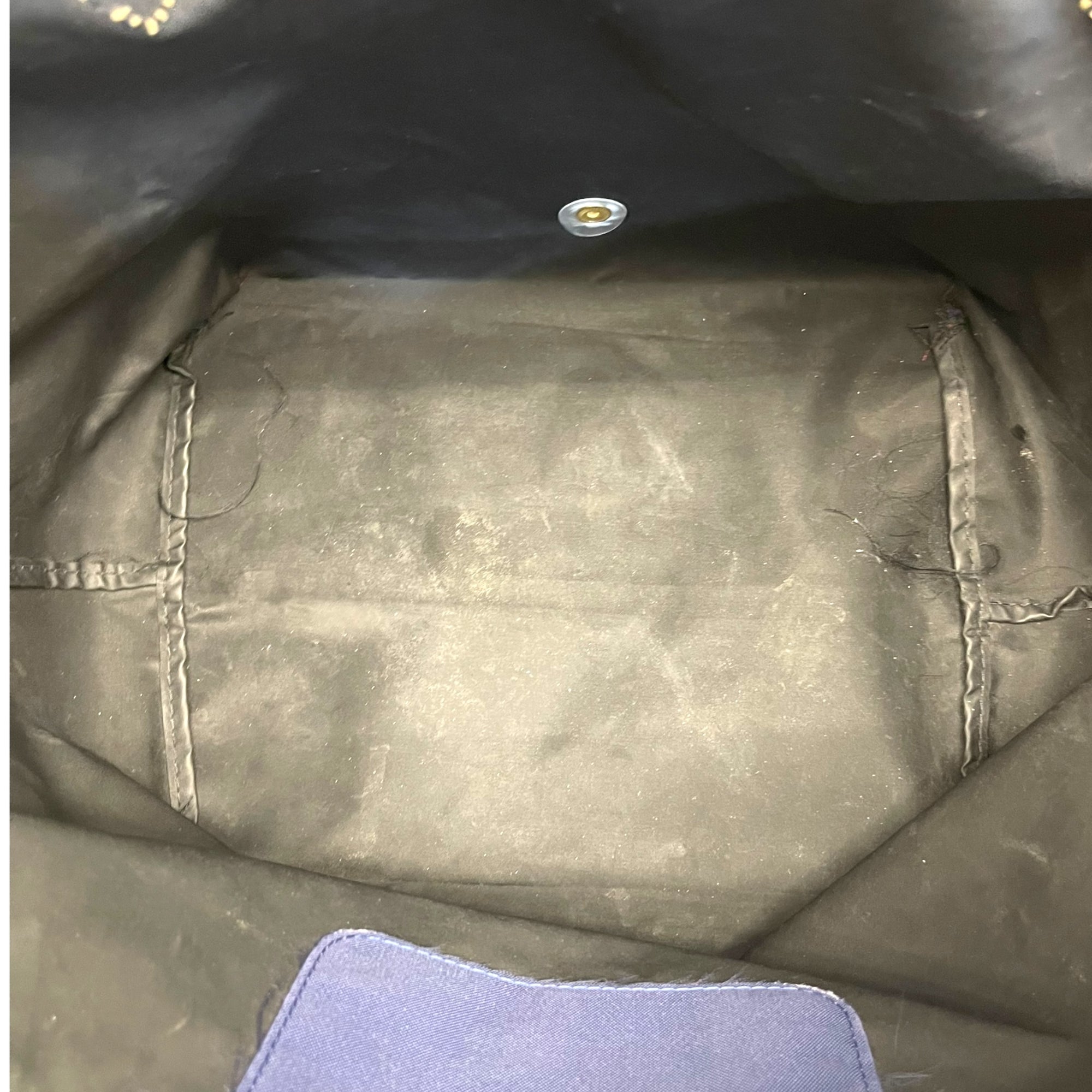 Longchamp Navy Blue Nylon Le Pliage Tote Bag