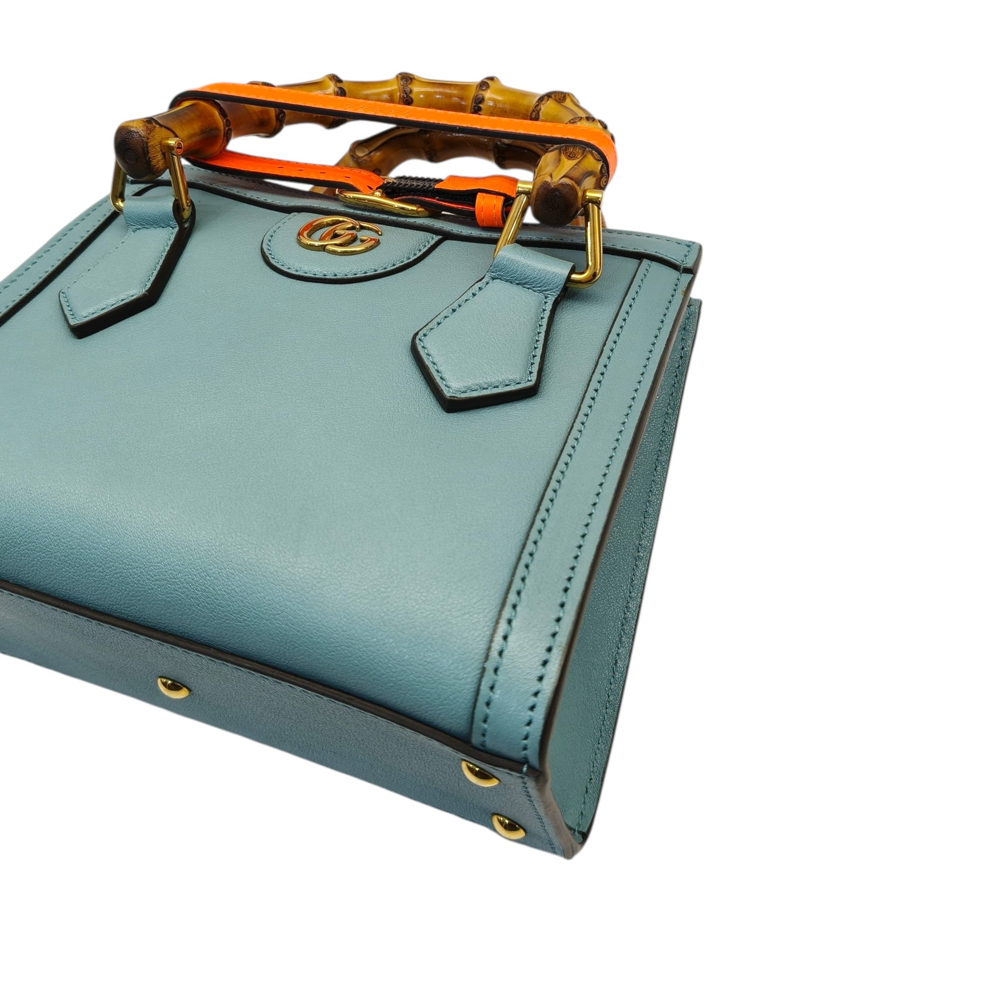 Gucci Mint Green Mini Diana Tote