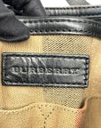 Burberry House Check Canvas  & Leather Tottenham Tote Bag