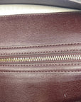 Tory Burch Burgundy Leather Emerson Tote Bag