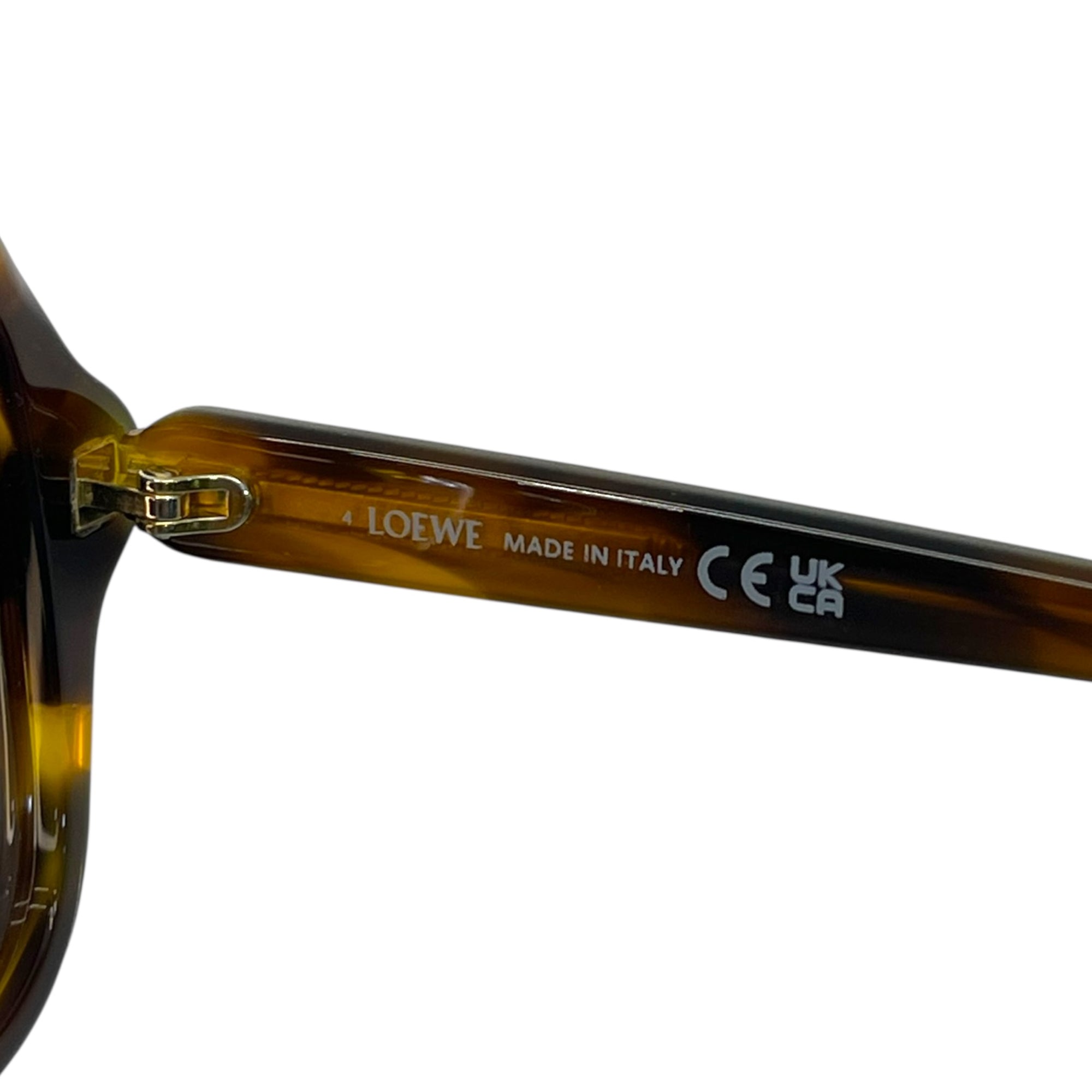 LOEWE EYEWEAR Aviator-style tortoiseshell acetate sunglasses