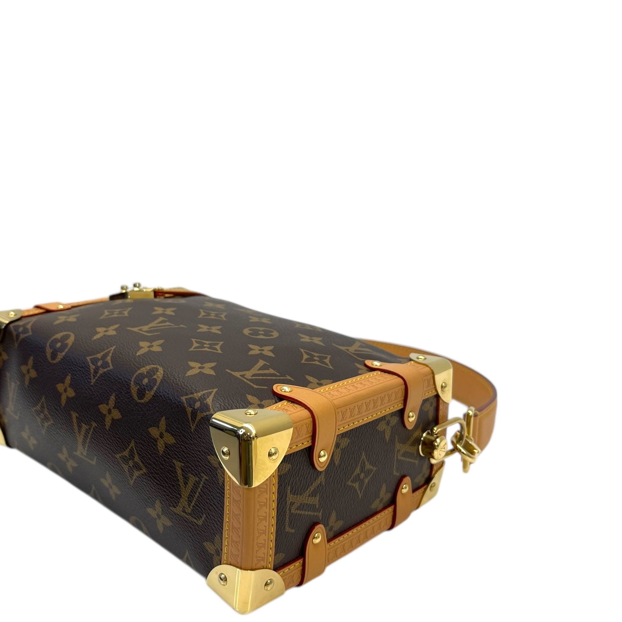 Louis Vuitton Monogram Side Trunk Handbag