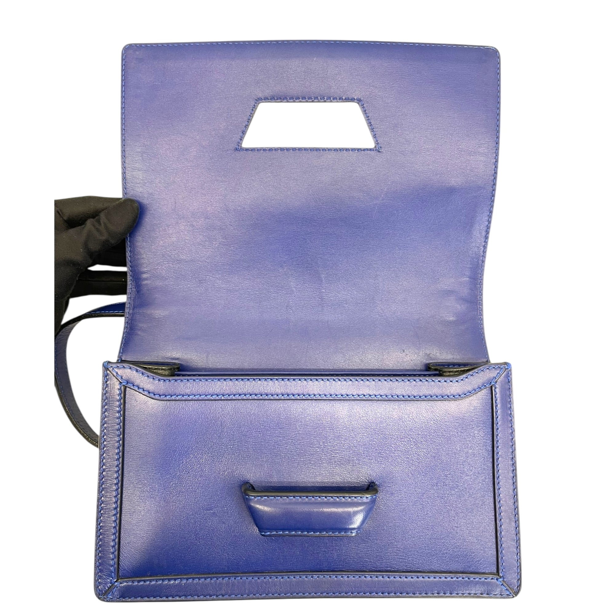 Loewe Barcelona Navy Blue Leather Bag