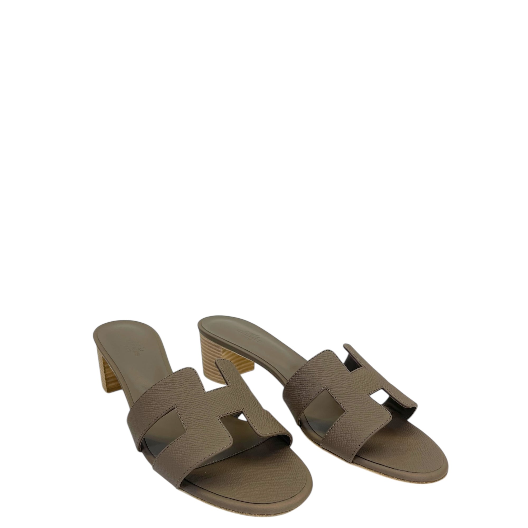 Hermès Oasis Sandals Etoupe EU 41
