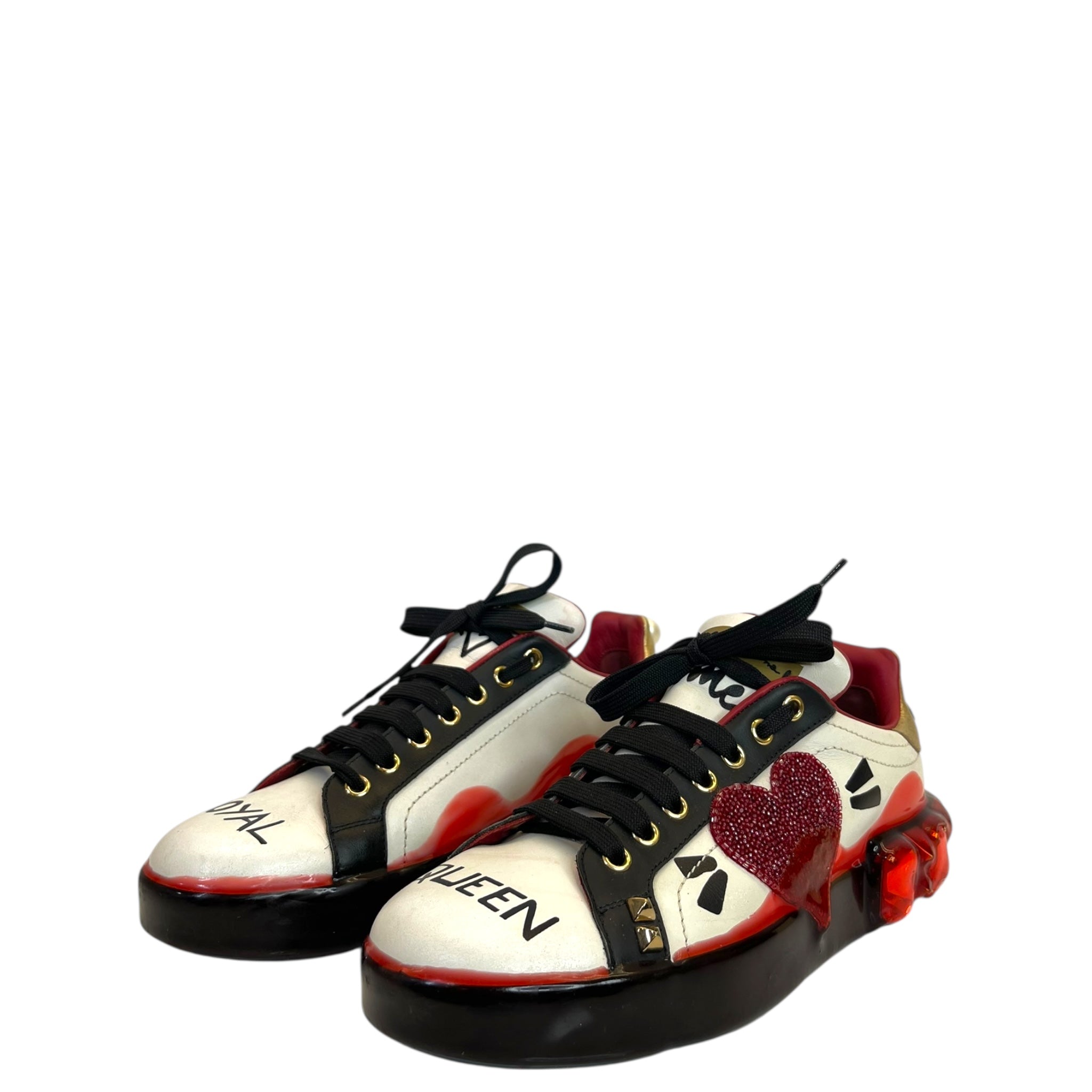 Dolce & Gabbana Portofino Sneakers White/Red EU 39