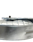 Chanel Heart Bag Metallic Silver Lambskin