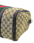 Gucci Vintage Web Boston Medium Bag Brown/Beige GG Canvas