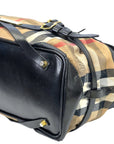 Burberry Medium Bridle Lynher Tote House Check/Leather