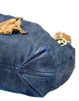 Michael Kors Marina Large Denim Drawstring Tote Bag