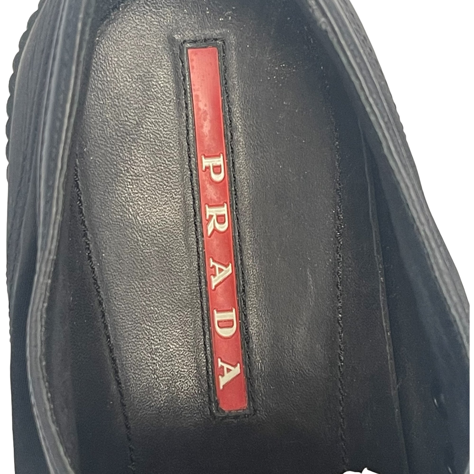 Prada Men Low-Top Black Sneakers Size EU 41.5