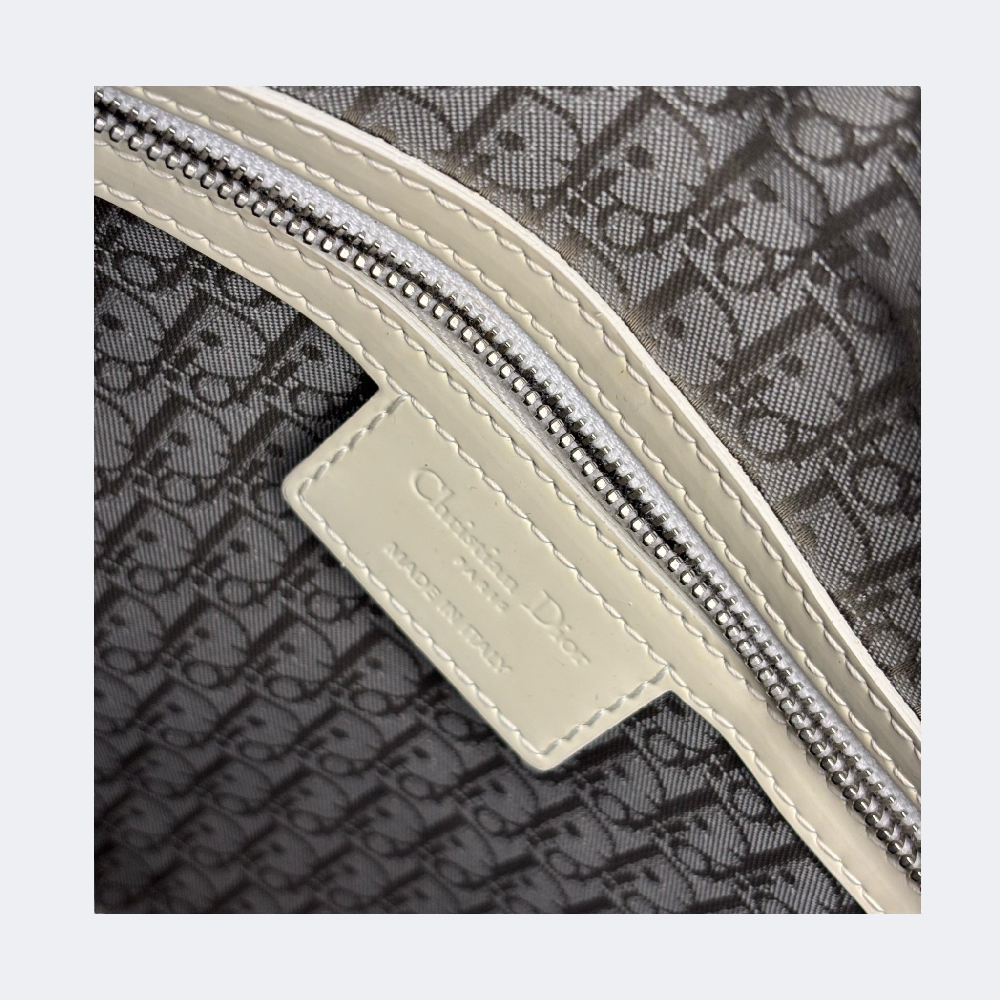 Dior White Cannage Leather Large Lady Dior Tote