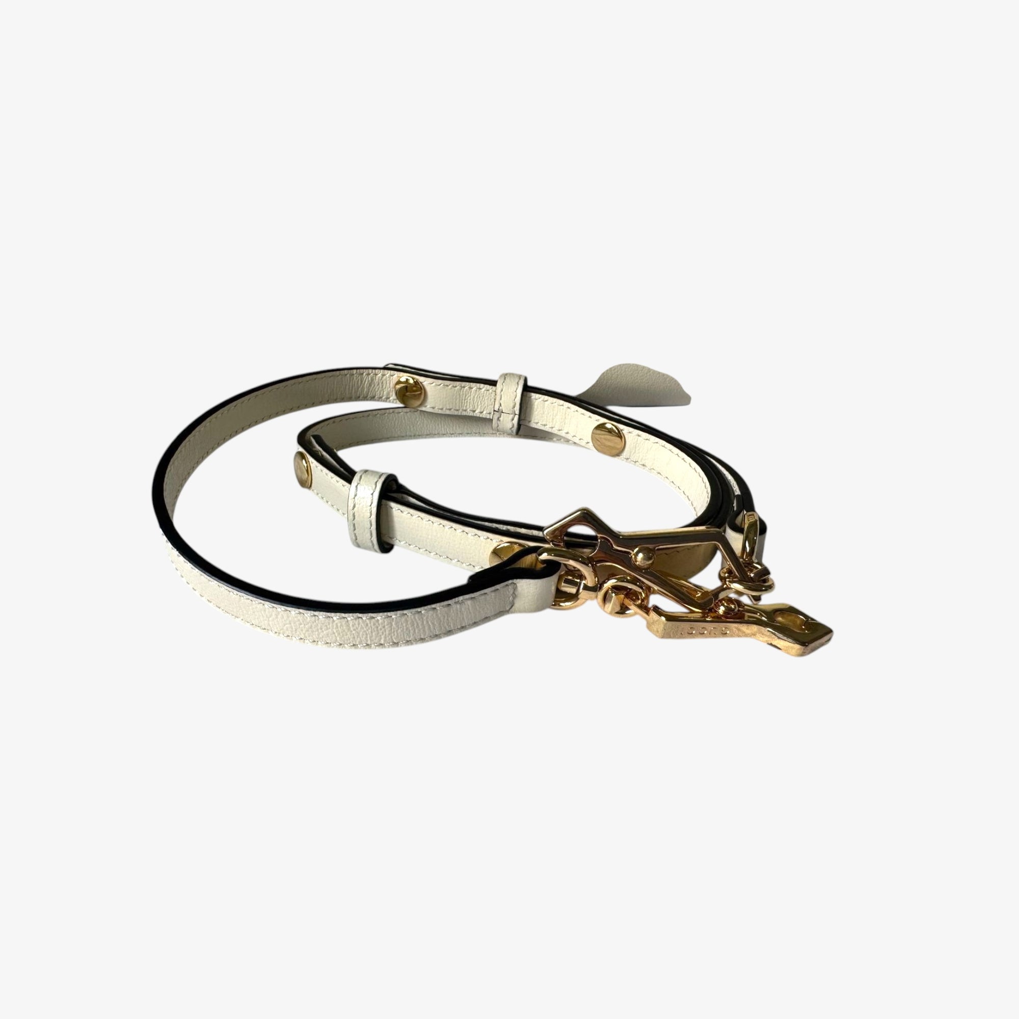 Gucci Horsebit 1955 Mini Top Handle Bag in White Leather