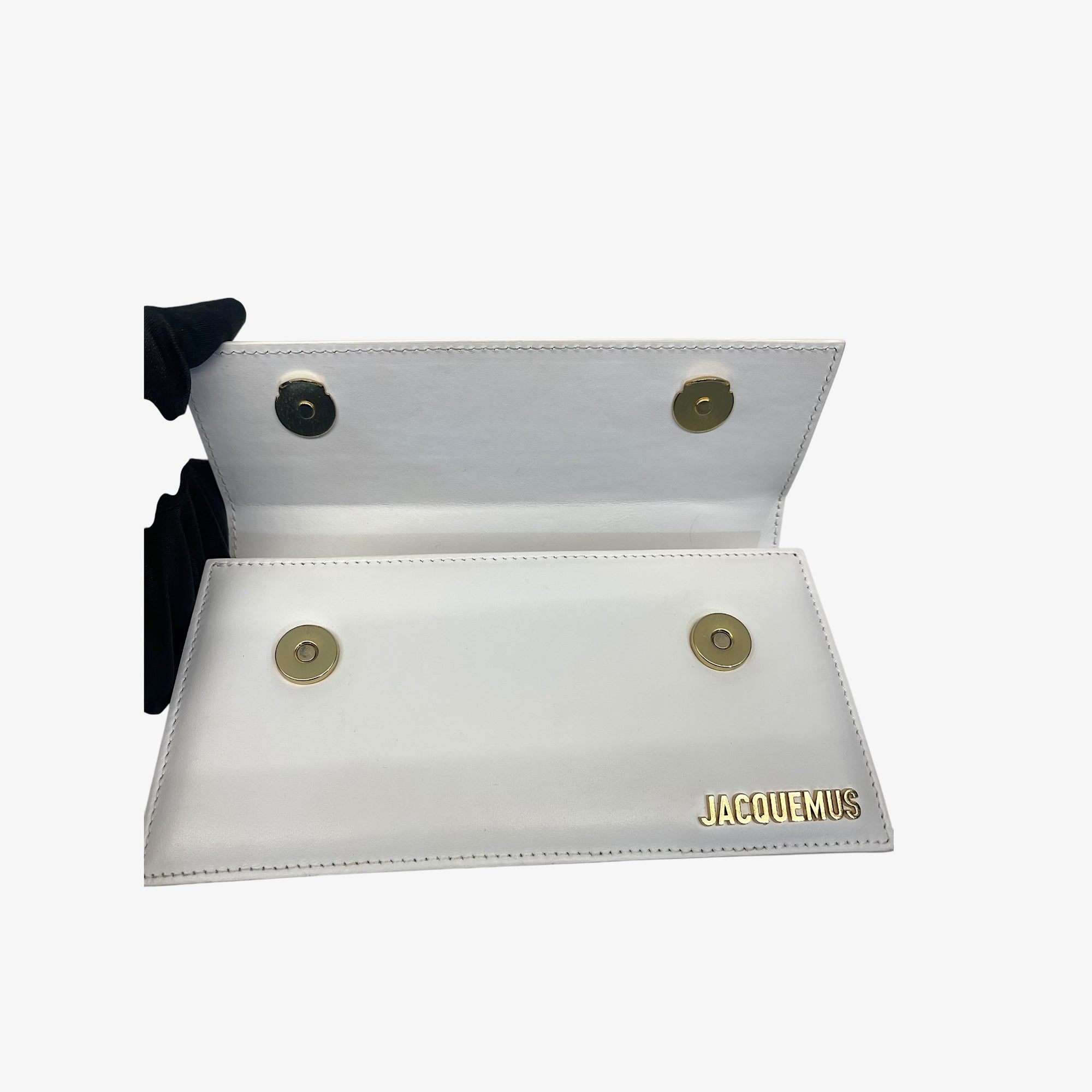 Jacquemus White Le Chiquito Long Handbag