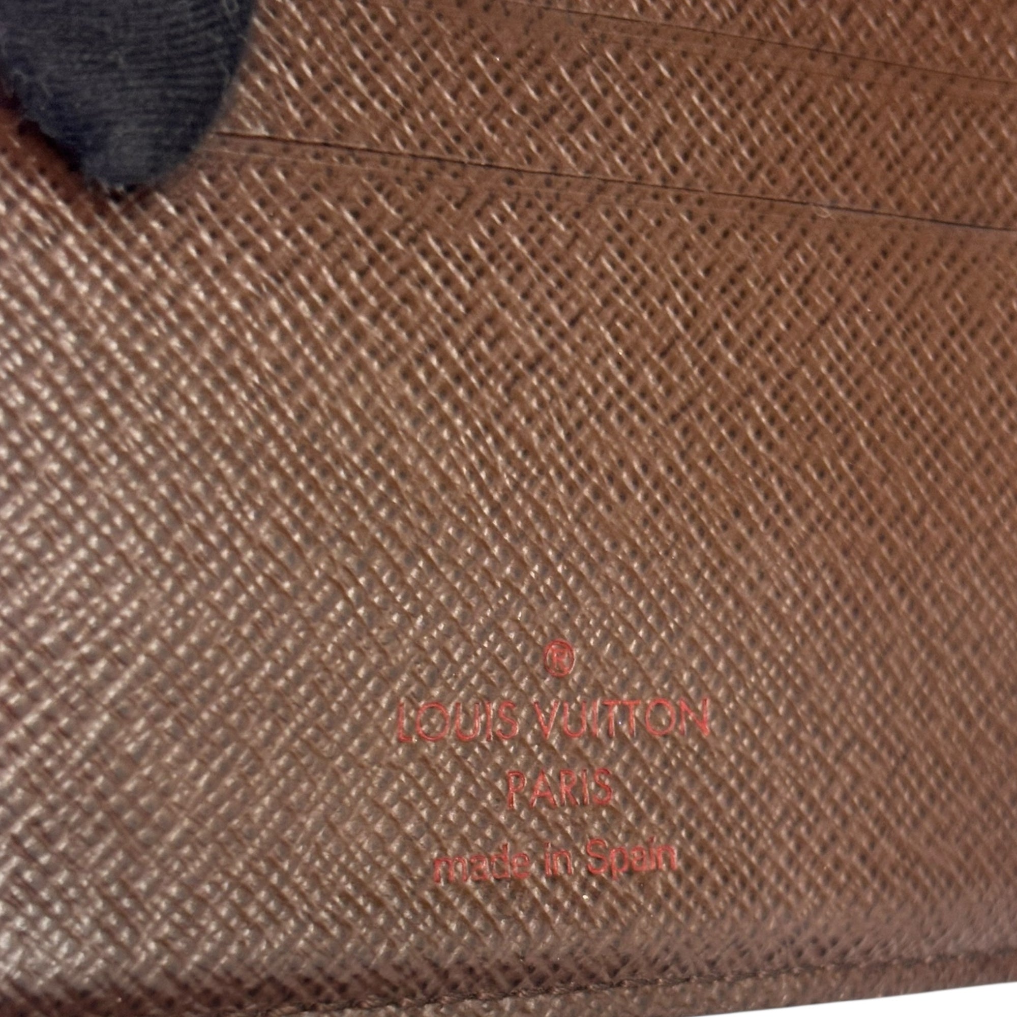 Louis Vuitton Damier Ebene Canvas Marco Wallet