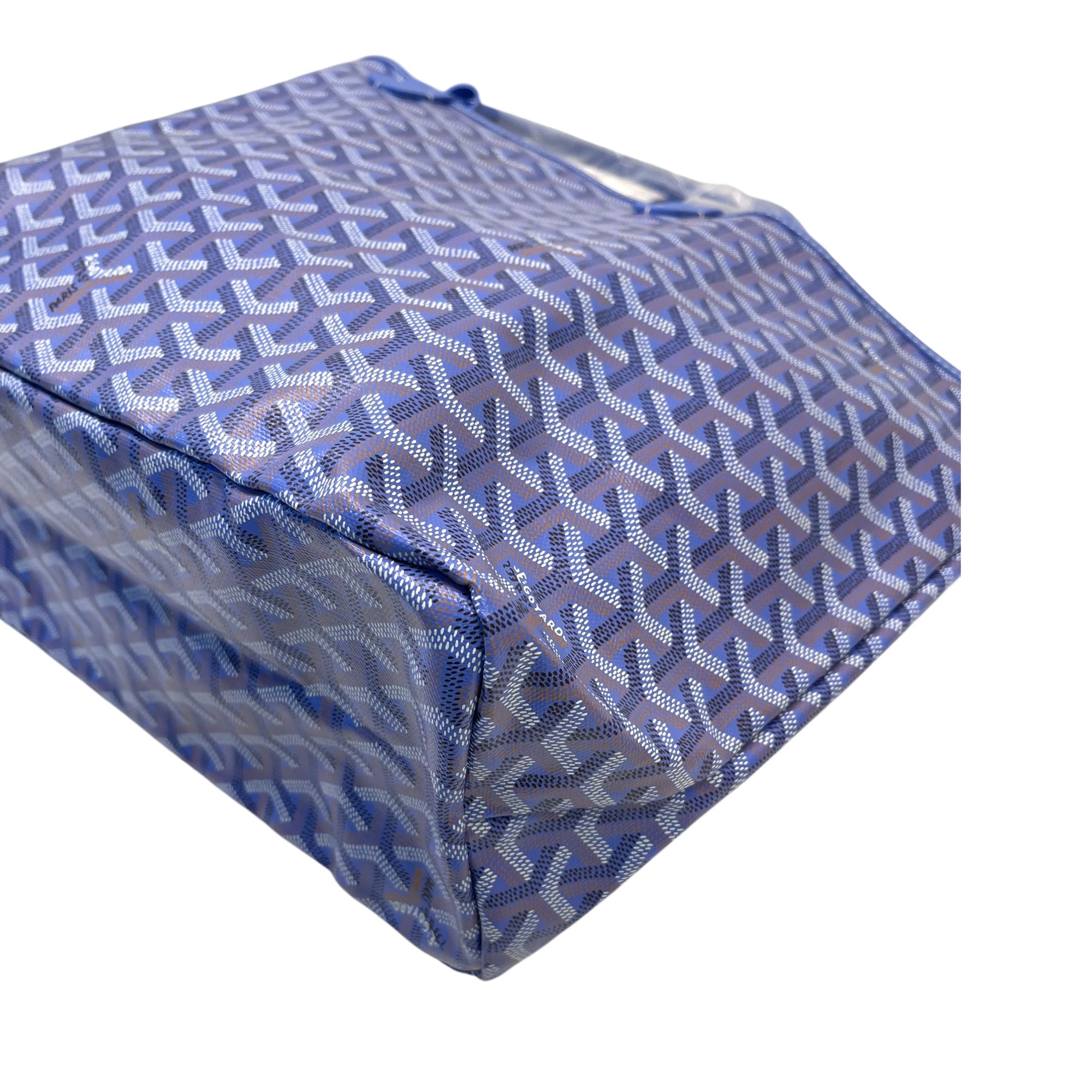 Goyard Le Jardin Saint Louis PM Tote Bag Sky blue Goyardine coated canvas