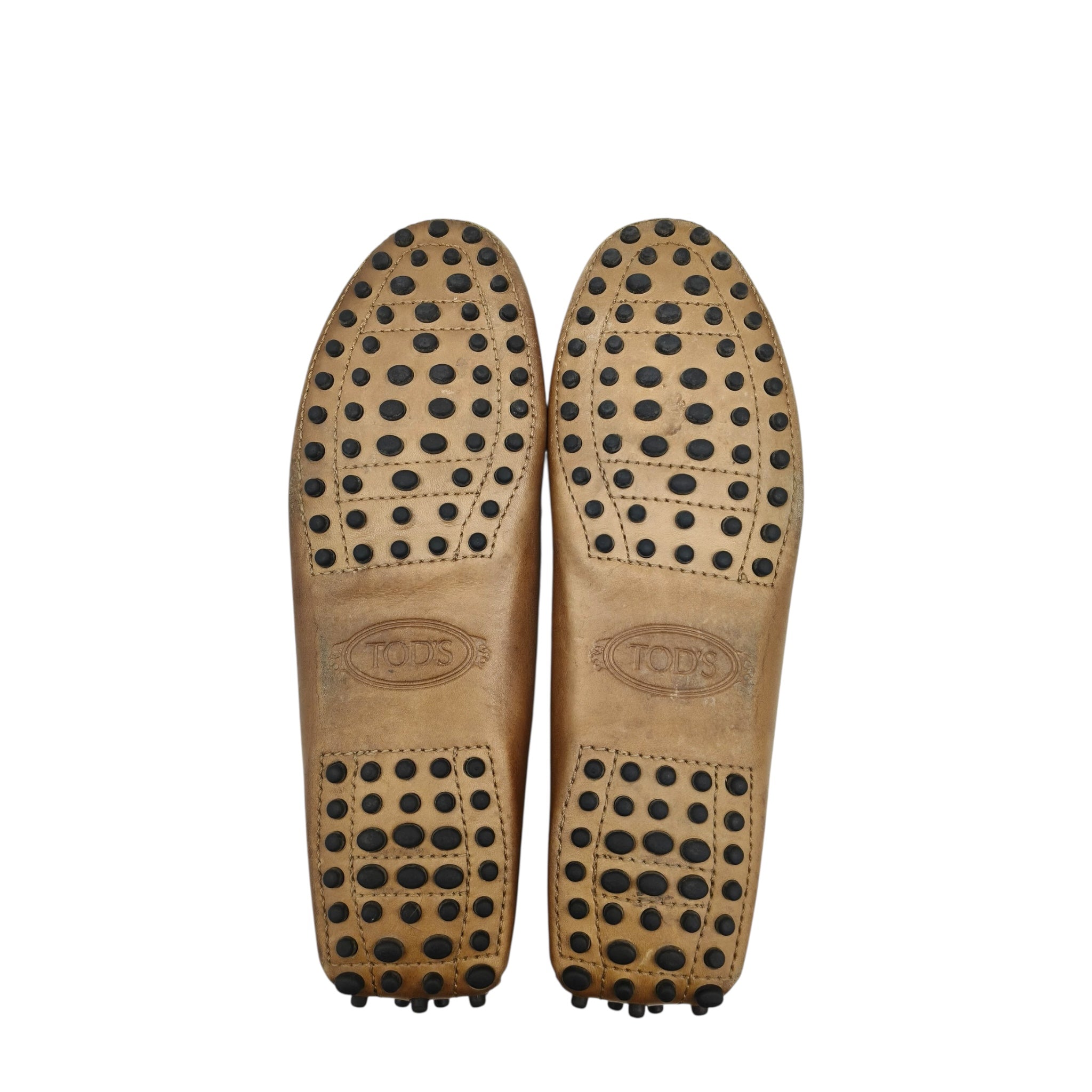 Tod's Gommini Bow Brown Leather Women Loafers EU 36.5