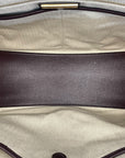 Tory Burch Burgundy Leather Emerson Tote Bag