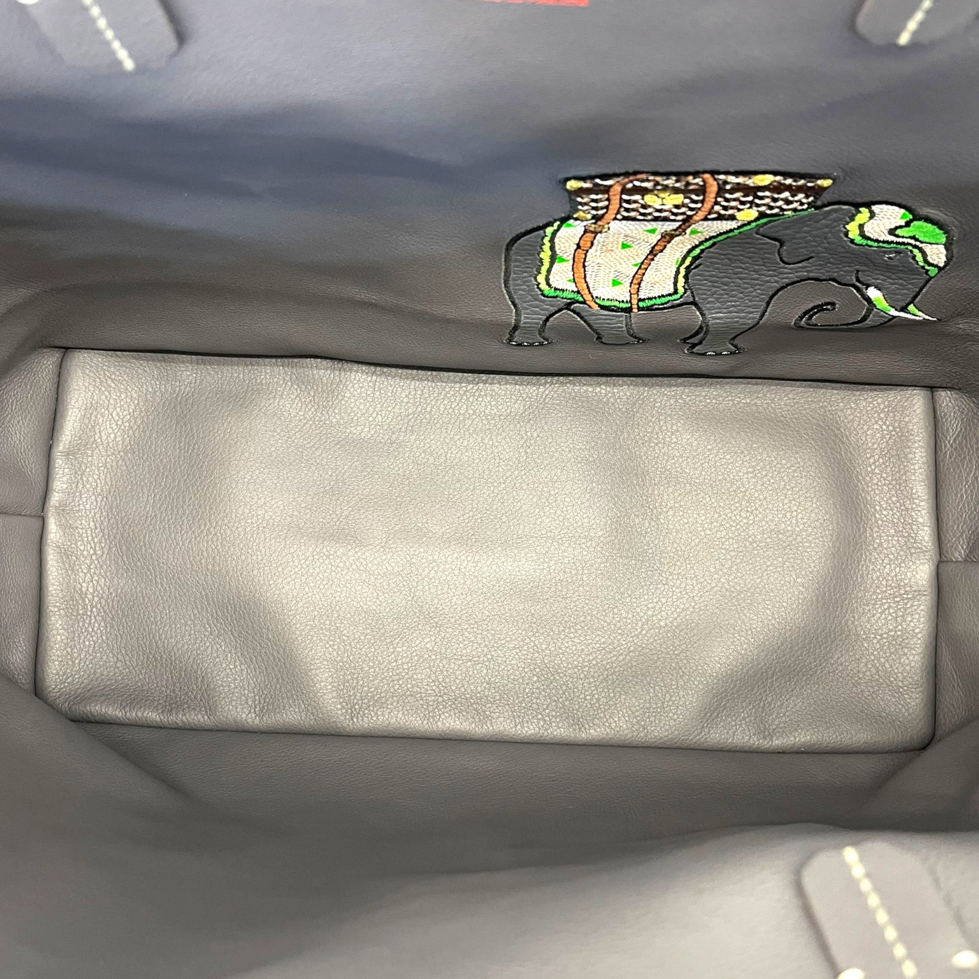 Goyard Anjou PM Elephant Embroidery Tote Bag