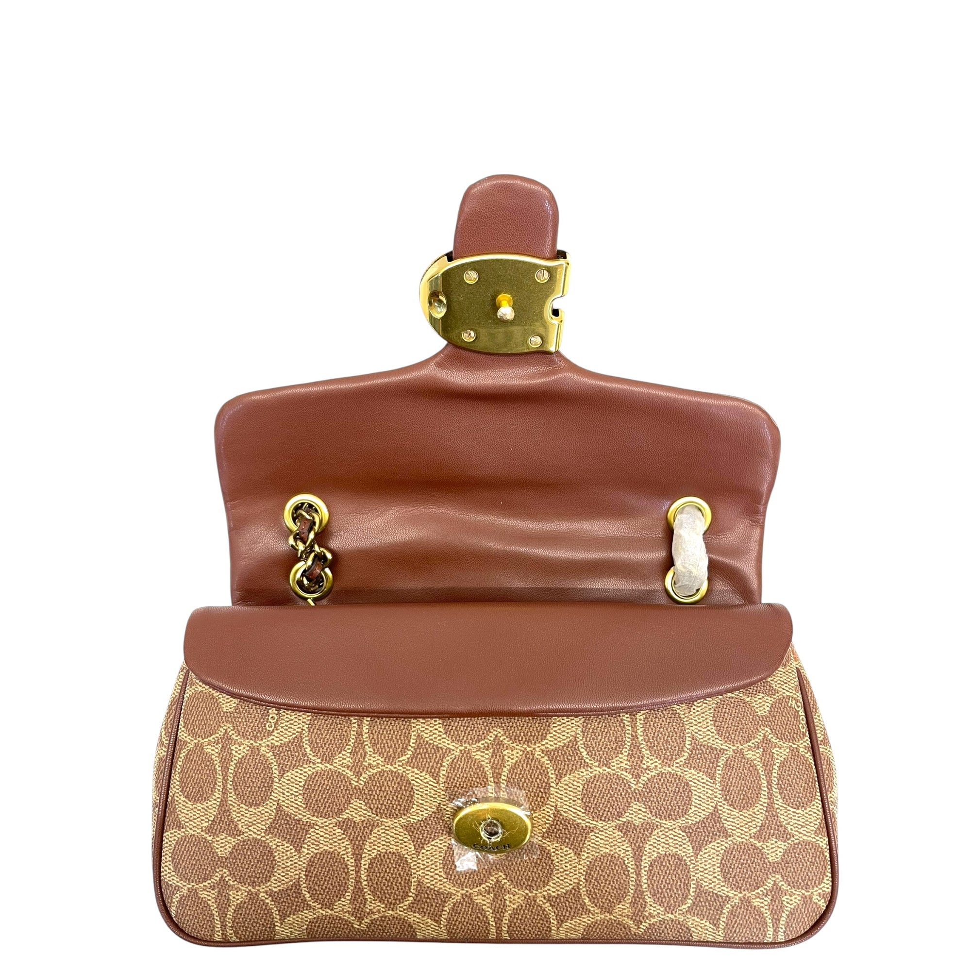 Coach Tabby Shoulder Bag 26 in Signature Canvas With Quilting