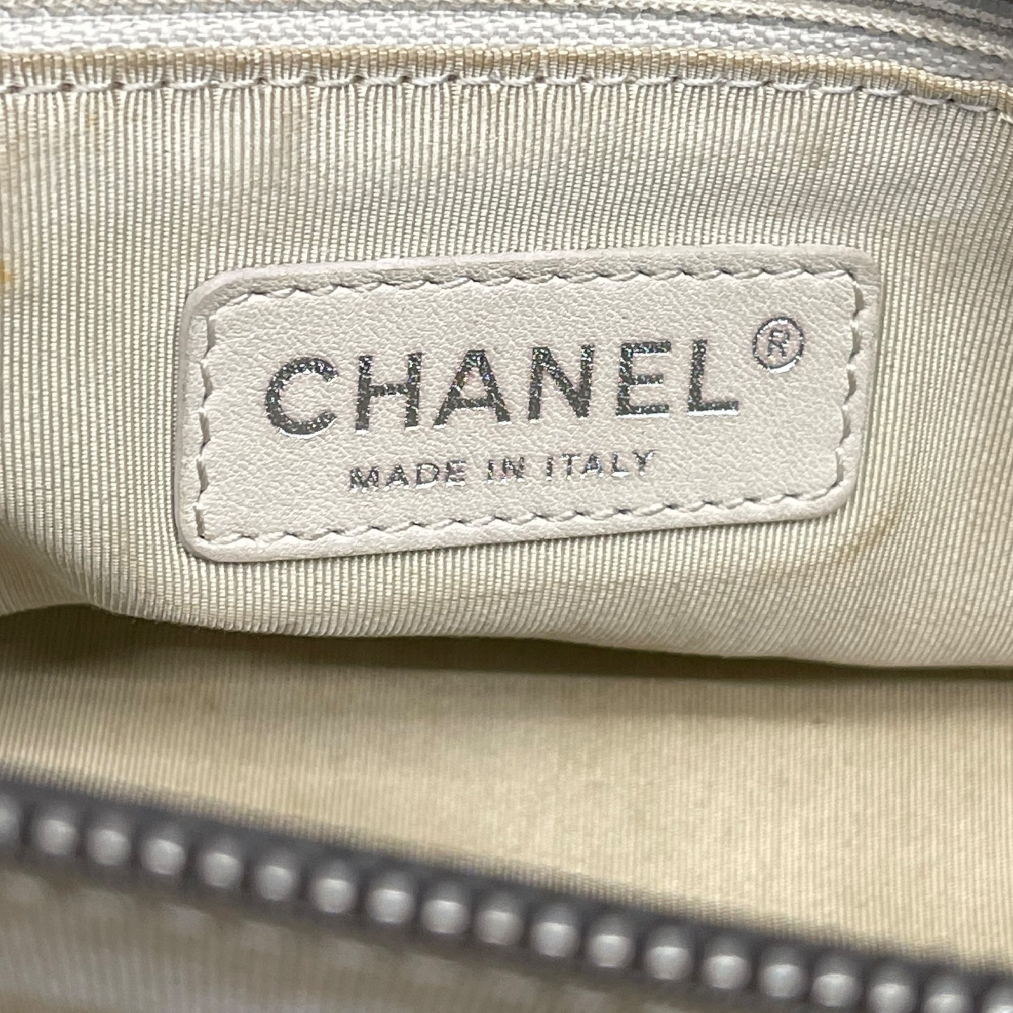 Chanel Timeless CC Leather Shopping Tote Bag