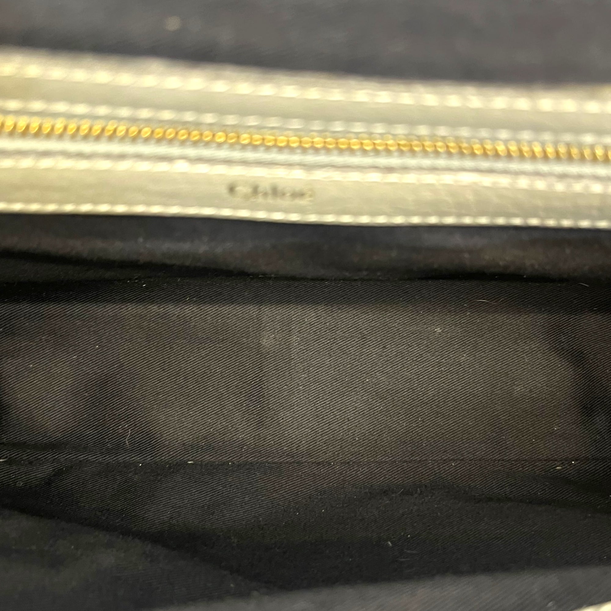 Chloe Sally Shoulder Bag Grey Leather