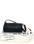 Alaïa Mini Tube Vienne Small Black Calfskin Bag