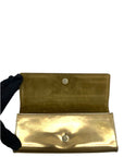Gucci Gold Leather Romy Clutch