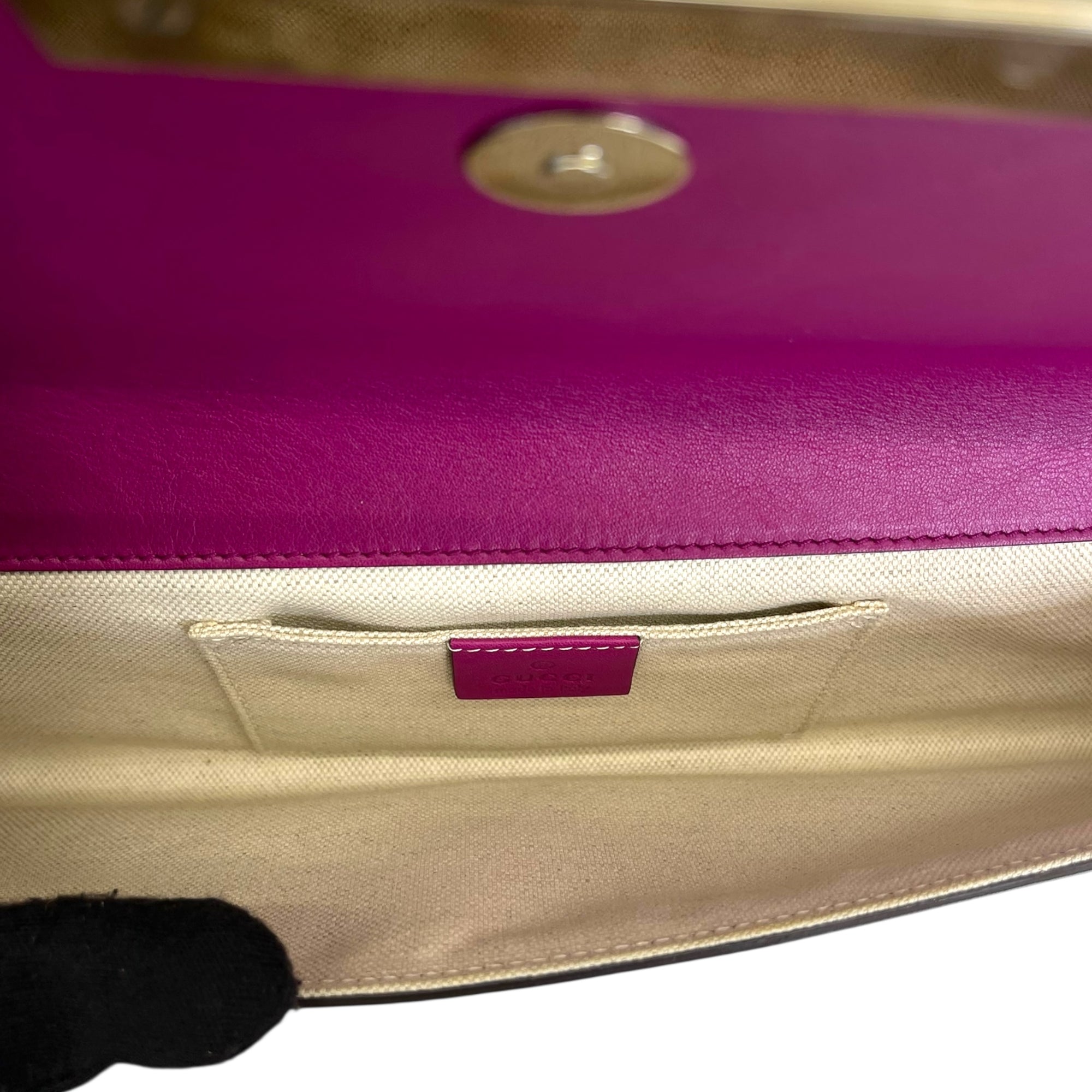 Gucci Broadway Clutch Microguccissima Patent Leather